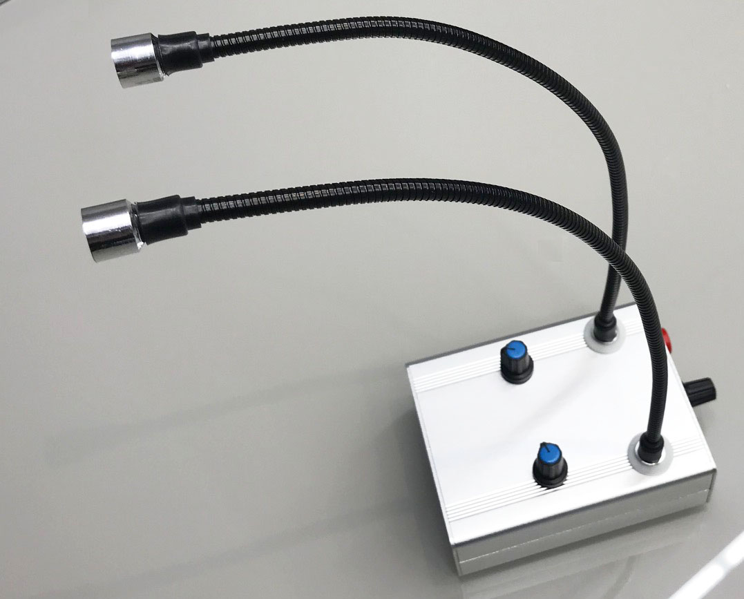 Stereoscope Light Fixture (Aluminum Base) with Power Adaptor